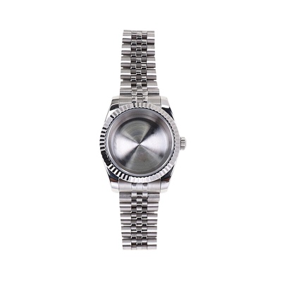 39mm不锈钢日志狗牙圈表壳表带