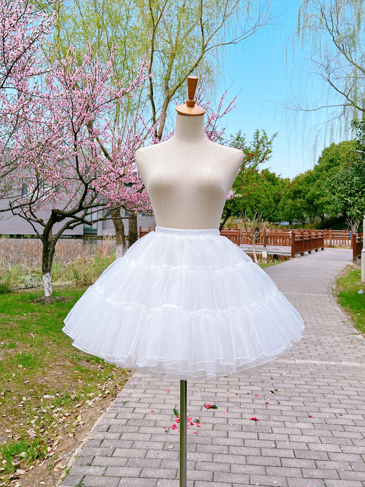thumbnail for Pantry Lolita Lolita four-layer 40 cm boneless all-match soft yarn violence daily petticoat flower field happy event