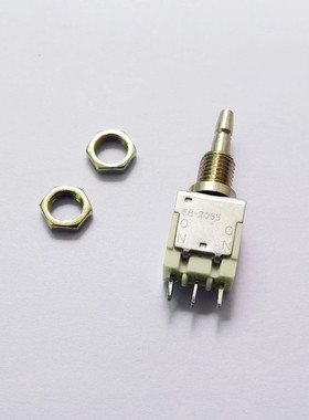 EB-2065 全新原装 自锁开关3脚 ON-ON 按键开关 3A125VAC 轴径6MM