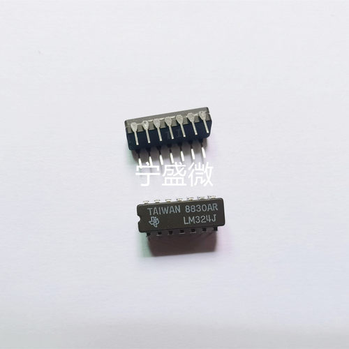 LM124J 精密四运放陶封陶瓷直插14脚 全新原装