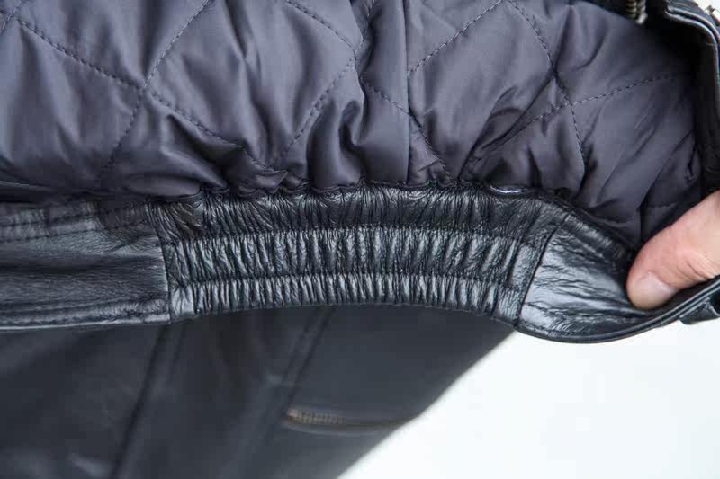 Pantalon cuir homme droit pour hiver - Ref 1492782 Image 5