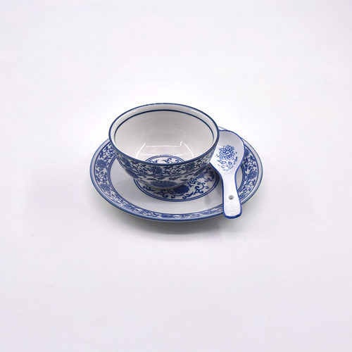 盘子碗家用2026新款青花摆台餐具