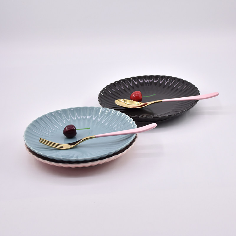 盘子菜盘家用可爱陶瓷少女厨房创意北欧餐具ins网红个性意面西餐,餐饮具,盘,淘宝优惠券,粉丝福利购,淘宝优惠卷