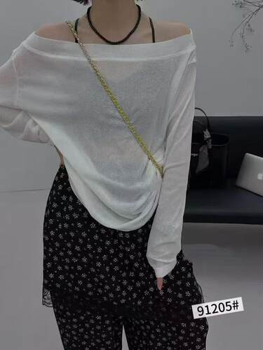 2026夏季新款韩版时尚圆领宽松显瘦百搭长袖T恤女上衣