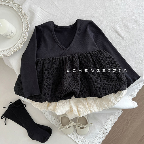 女童可爱公主裙春秋季宝宝洋气衣