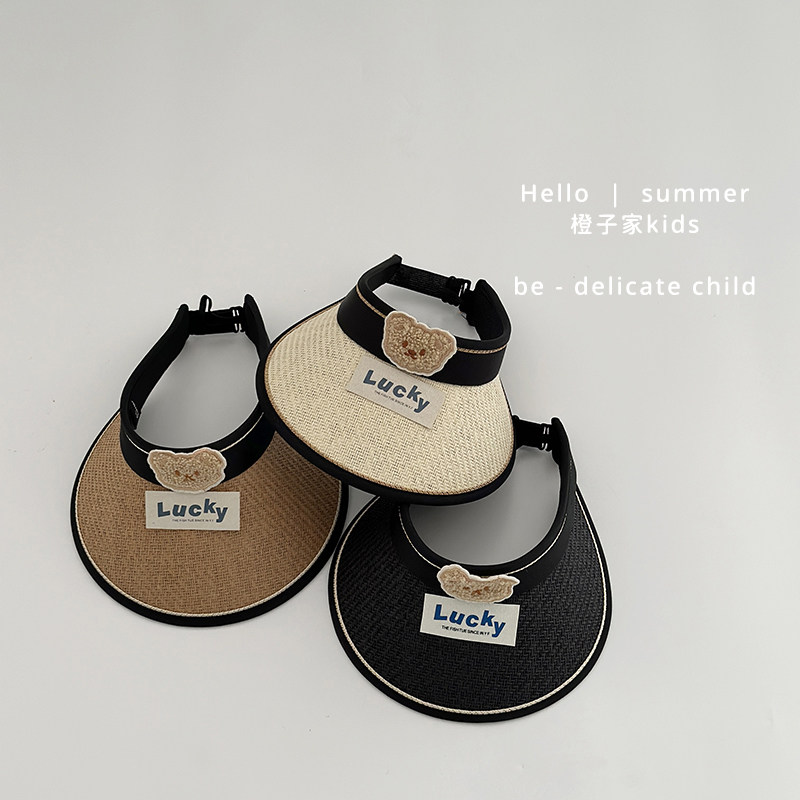 宝宝帽子夏季卡通防晒帽男女童大檐草帽空顶帽婴儿出游百搭遮阳帽,童装/婴儿装/亲子装,帽子,淘宝优惠券,粉丝福利购,淘宝优惠卷