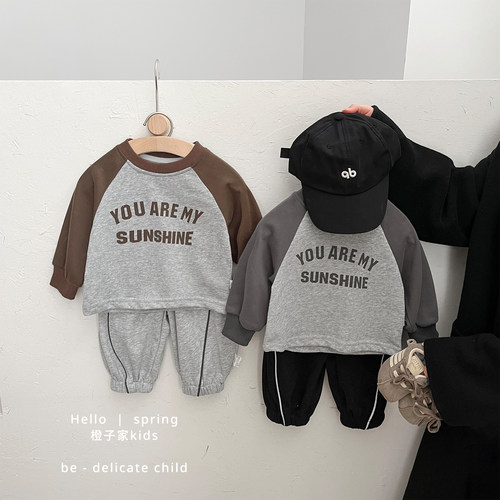 男宝宝春秋季休闲圆领长袖上衣