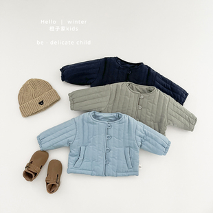 男童冬款 休闲加厚外套婴幼儿外出棉袄 洋气百搭保暖棉服男宝宝韩版