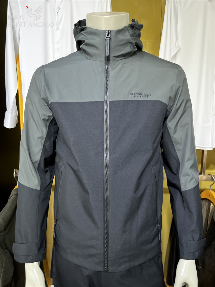 报喜鸟【聚脂纤维】24年新款秋季男士时尚户外宽松专柜正品夹克衫