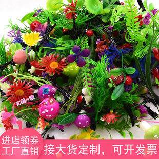 小发卡头上长草豆芽头顶发卡卖萌神器长草饰品头顶发卡豆芽小草