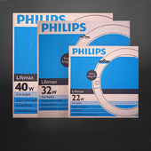 40W 32W 55W T8圆形光源三基色环形节能灯22W 飞利浦吸顶灯灯管T5