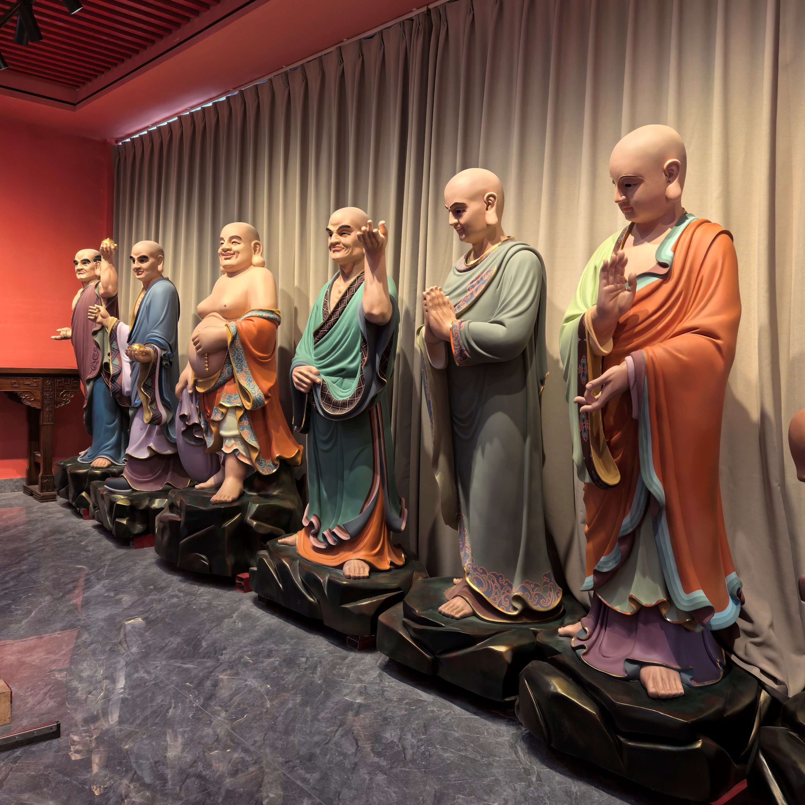 大型十八罗汉佛像摆件寺庙神像