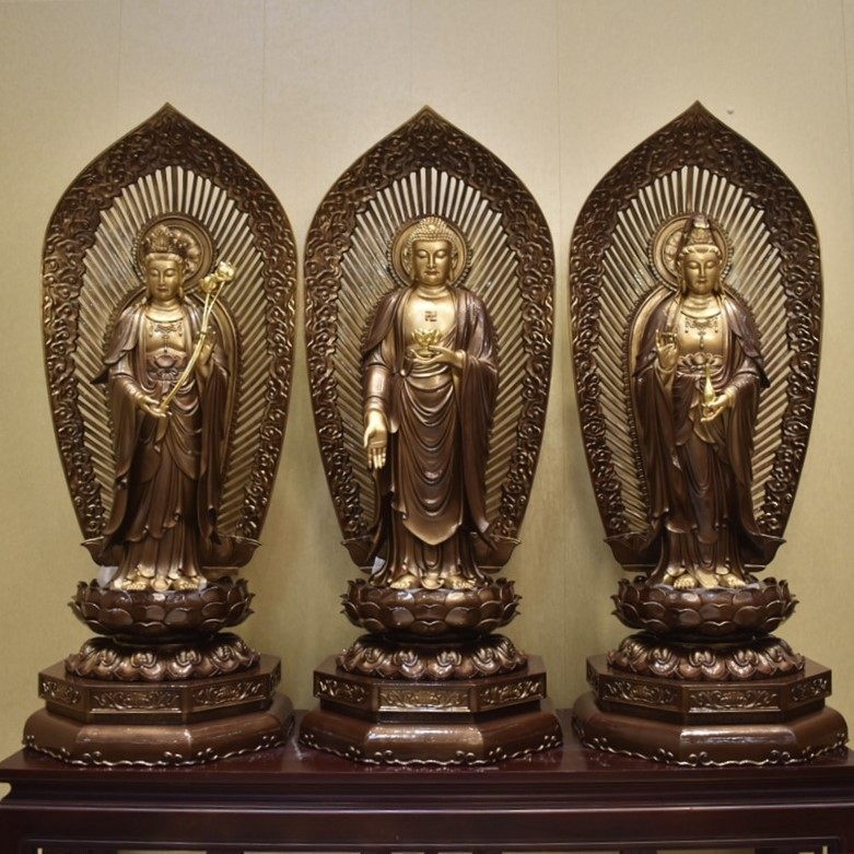西方三圣观世音菩萨大势至菩萨
