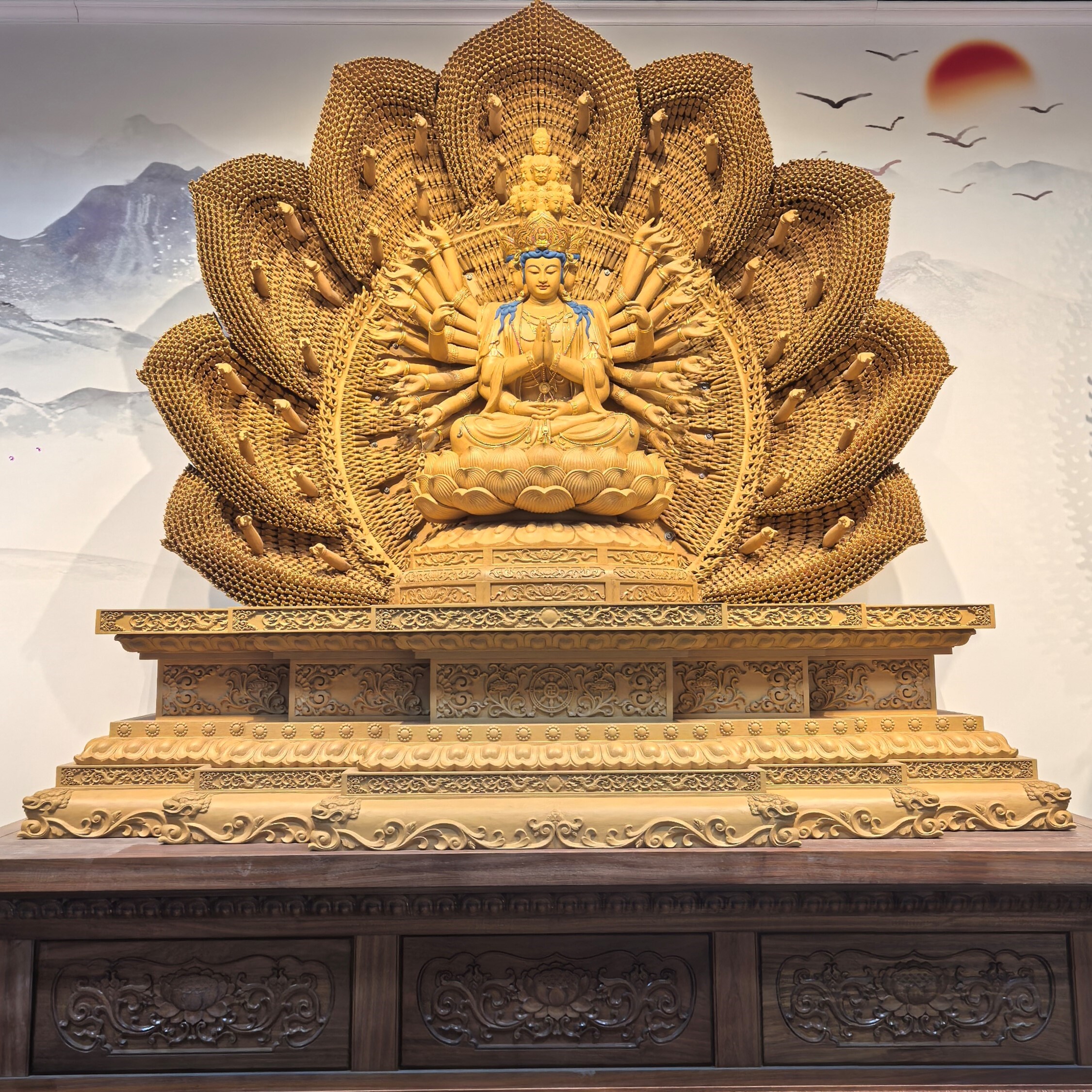 万手千手观世音菩萨摆件佛像寺庙