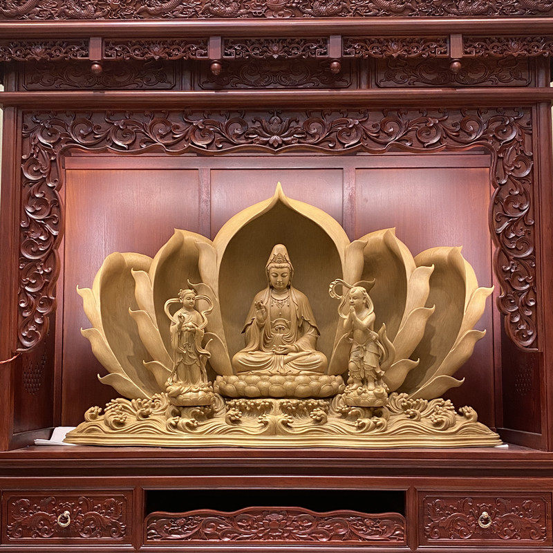 佛像送子观音菩萨善财金童玉女