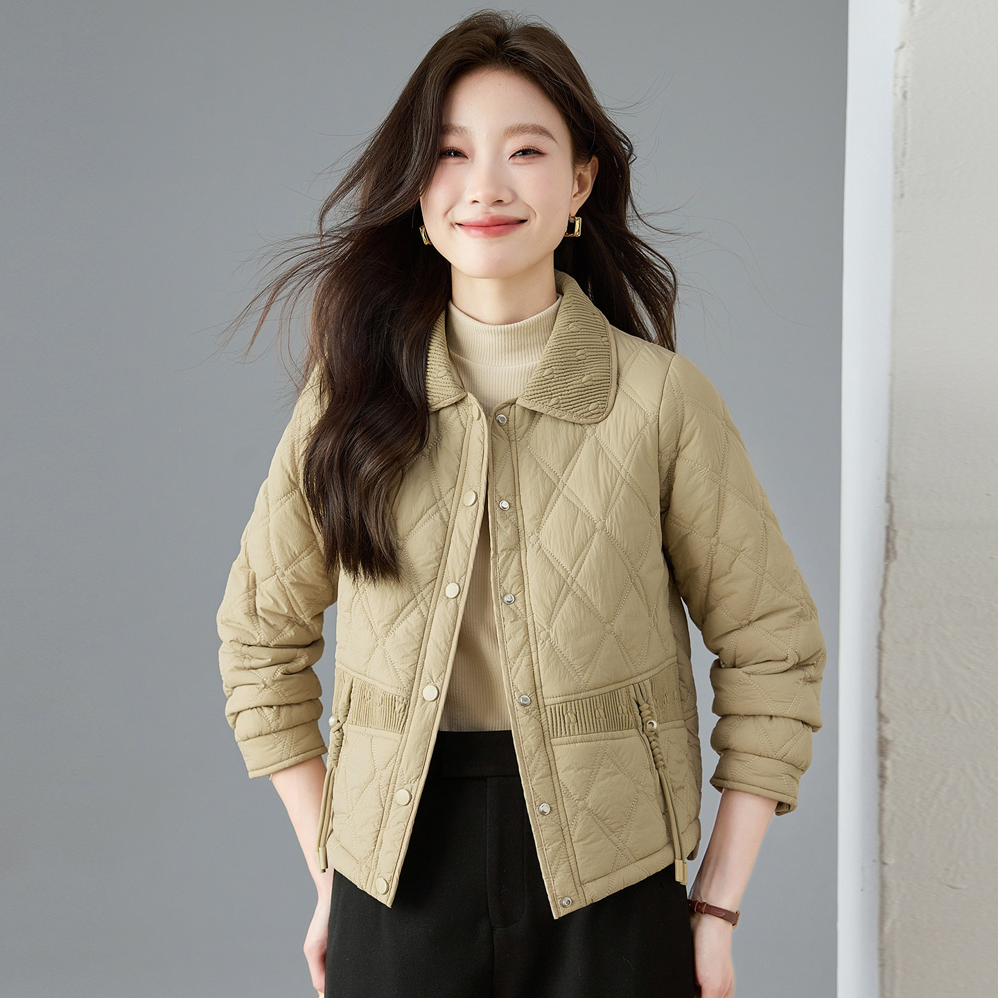 棉服女2026年冬季新款今年流行爆款轻薄保暖棉衣上衣棉袄短款外套