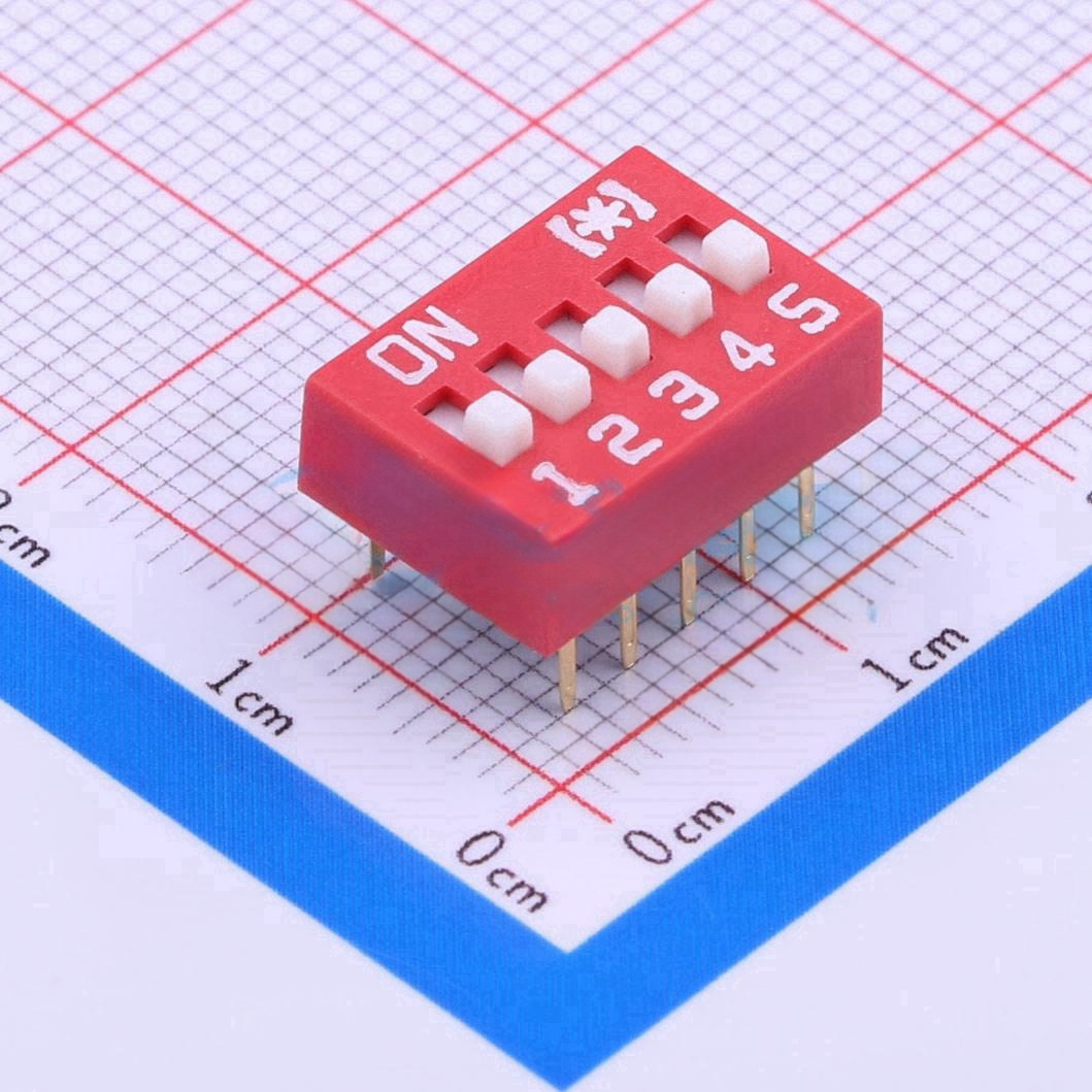 2.54mm拨码开关直插平拨东威