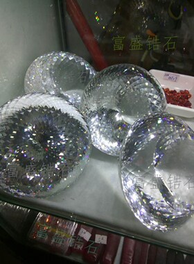 白刚玉圆钻宝石 5A园形裸钻饰品配件 仿钻锆石裸石 梧州厂家直销