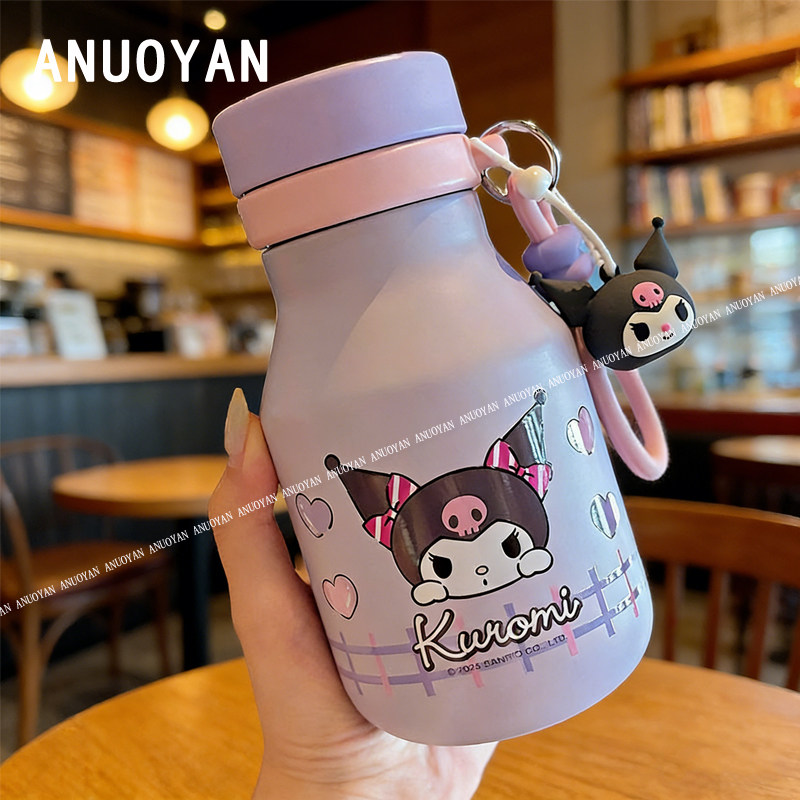可爱卡通保温杯316不锈钢便携女生水杯高颜值上学专用儿童杯子