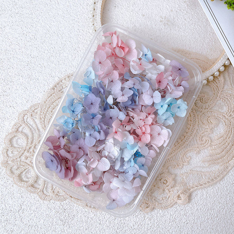 小雅家永生安A级娜绣球浮萍花渐变色手工diy材料包贴脸婚鞋玻璃罩