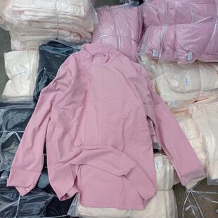 德绒女式士女半高领长袖弹力大春秋冬装保暖自发热打底衫1