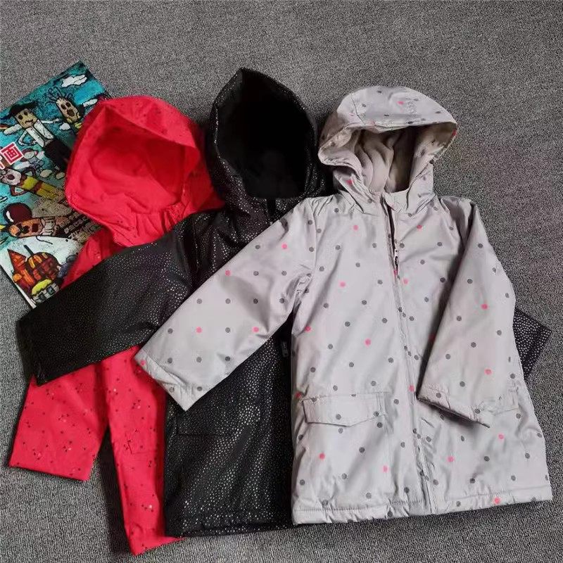 出口欧美原单小中大女儿童中长款防水加厚风衣棉服秋冬棉袄外套,童装/婴儿装/亲子装,儿童冲锋衣,淘宝优惠券,粉丝福利购,淘宝优惠卷
