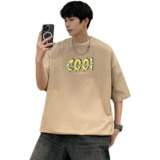 潮流男士宽松半袖T恤夏季新品ins港风大码短袖XZ405-1-T20-P25，男装T恤，星座405-1