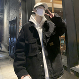 3潮流男士夹克工装宽松秋季牛仔衣外套XZ405-1-JK6620-P95控128，男装夹克，星座405-1