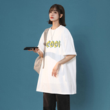 女装类目夏2023女士t恤上衣短袖宽松半袖XZ405-1-T20-P25，女装T恤，星座405-1