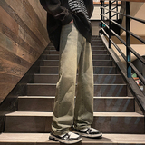 美式高街弹力直筒男牛仔长裤XZ405-1-K15-P60控88，男装牛仔裤，星座405-1