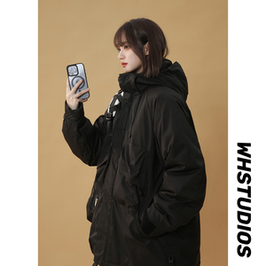 中性风冬季新品宽松工装棉服大码冲锋棉衣外套XZ405-1-Y66-P120图片