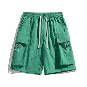 夏季薄款速干短裤新品宽松工装多巴胺五分裤XZ405-1-K233-P35控58图片