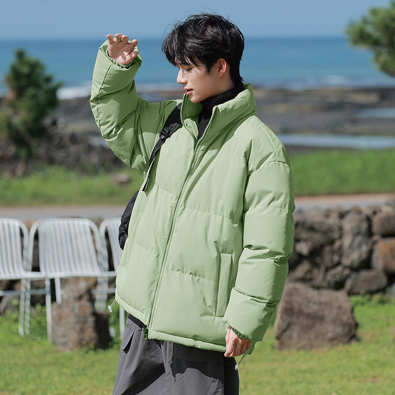 2024冬季潮流男士棉衣大码纯色多色棉服XZ405-1-Y67-P50特,男装棉衣,星座405-1