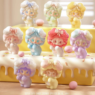 明款Yooki氧氧初代糖衣炮弹萌粒盲袋潮玩手办可爱女生礼物摆件