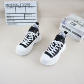 33春秋季 百搭女帆布高帮板鞋 新款 撤柜松糕厚底系带内里真皮时尚