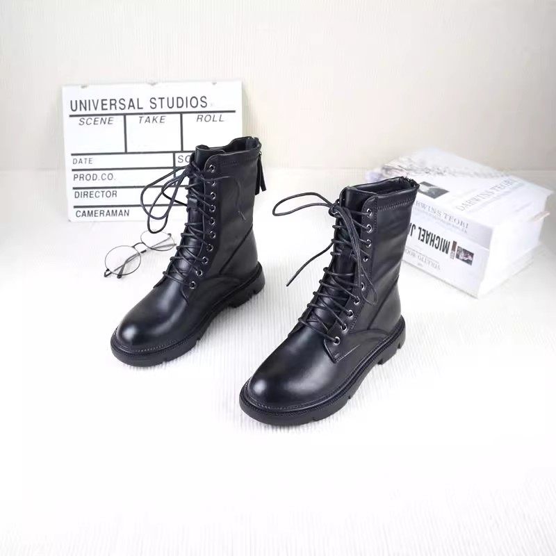 20真皮牛皮秋冬季新款撤柜单里平底后拉链时尚百搭女休闲马丁靴,女鞋,马丁靴,淘宝优惠券,粉丝福利购,淘宝优惠卷