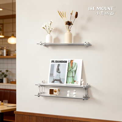 亚克力双层墙面手办展示架