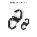 户外露营登山挂扣双向360度旋转背包配件挂钩塑钢弹力钩三角扣具