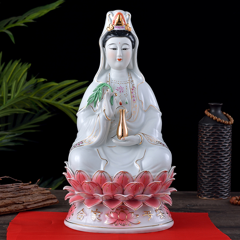 摆件合家平安观世音菩萨佛像