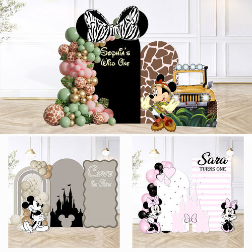 Seekpro卡通米奇米妮生日KT板