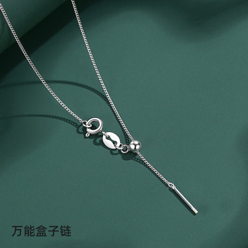 PT950铂金项链18K百搭O字针式链