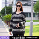 针织衫 孕之彩孕妇春季 宽松大码 毛衣简约百搭圆领条纹上衣薄款 款
