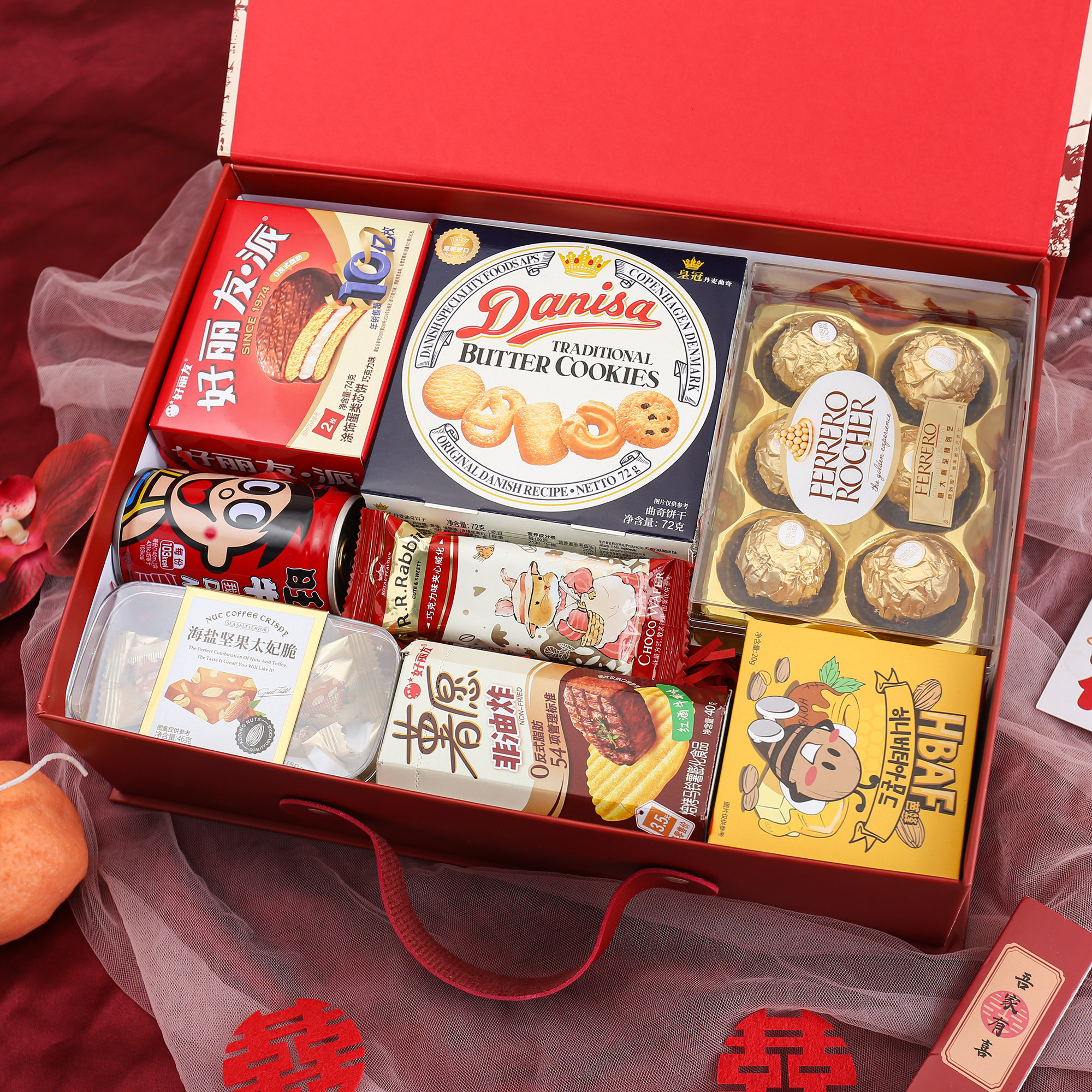 结婚订婚订亲喜糖成品含糖回礼喜饼伴手礼中式婚礼高档糖果礼盒装