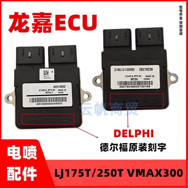 龙嘉电喷摩托车电脑板ECU专车用