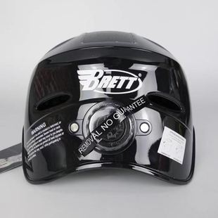 棒球打击头盔 最合头型 台湾Brett流线型可调节棒球日式 捕手头盔