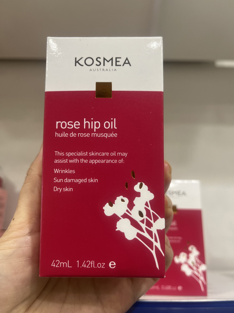 澳洲KOSMEA玫瑰果油面部基础油蔻诗美抗氧痘印保湿面部修复精华液