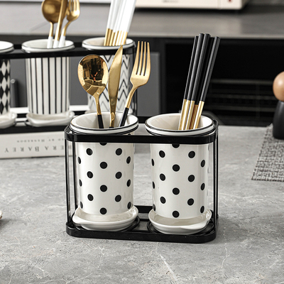 赫本风筷子筒壁挂式筷篓