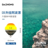 外挂阿波漂中远场灵敏型抗风浪精口浮漂 海钓矶钓 DAZHONG大重 Ⅸ