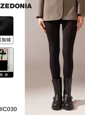 意大利Calzedonia加绒连裤袜160D秋冬季发热一体绒不透肉打底裤袜
