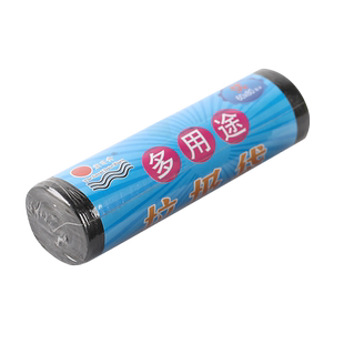 点断式垃圾袋中号45x55黑色塑料袋办公室厨房卫生间大号60~80~100